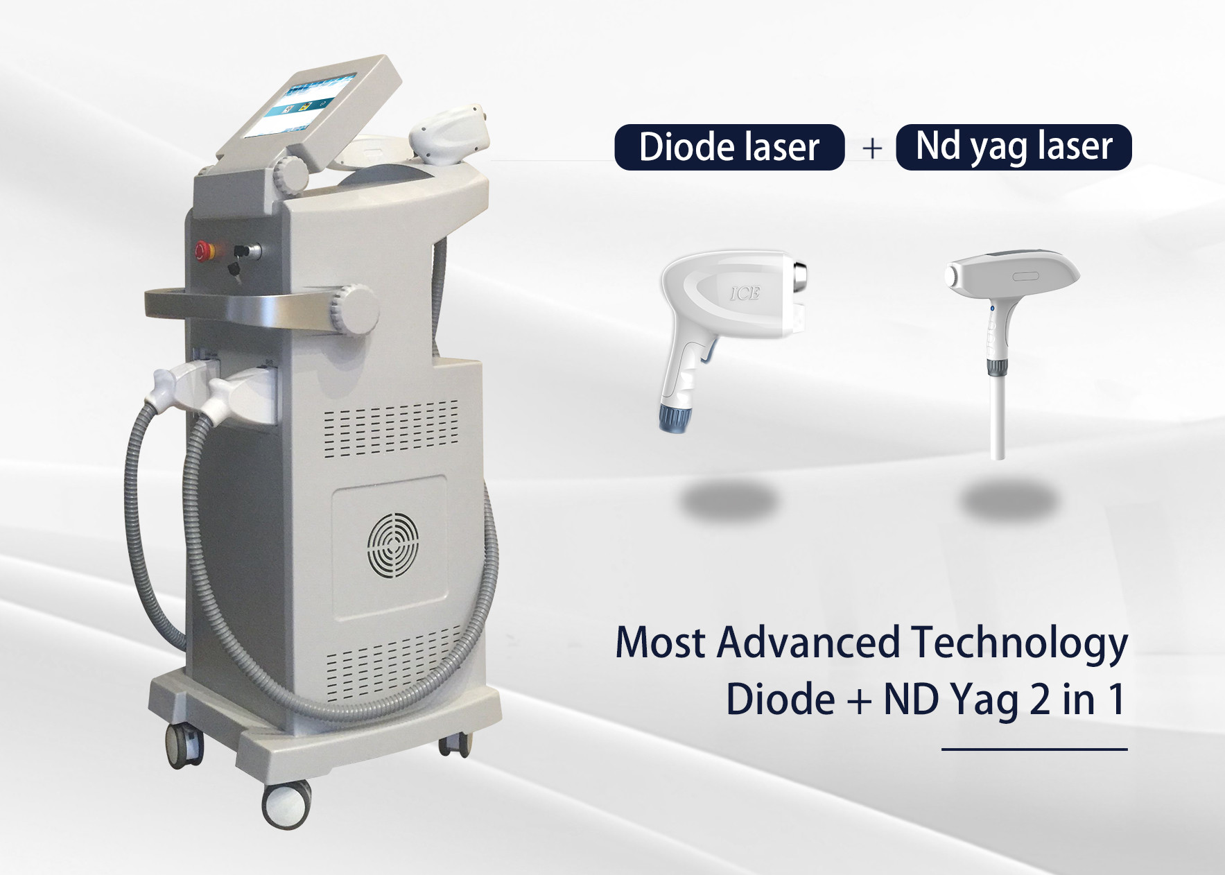 Color Shell Professional Q Switched Nd Yag Laser Machine For Mongolian Spots Removal
