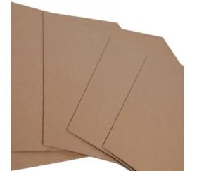 Virgin Wood Pulp Corrugated Cardboard Sheet High Performance Brown Color