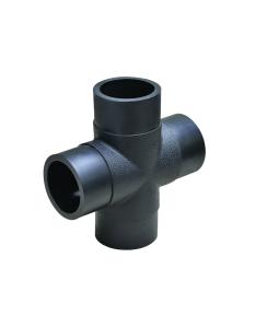 SDR11 SDR17 SDR17.6 DN110-DN250 PE Spigot Cross Polyethylene Pipe Fittings