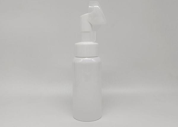 Quality 200ml Plastic Cosmetic Bottles Empty White Foam Soap Dispenser Container for sale
