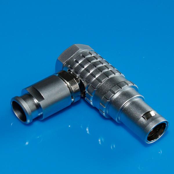 Quality Lemo Alternative FHG Right Angle Connector FHG.1B.310 90 Degree Cable Connector For GeoMax Zenith 15/25 GNSS Receiver for sale