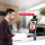 10.1 Inch Facial Recognition Access Control System 2GRAM With Temperature Sensor