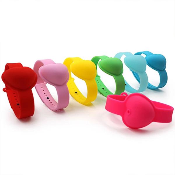 Quality Reusable 10ml Silicone Hand Sanitizer Bracelet for sale