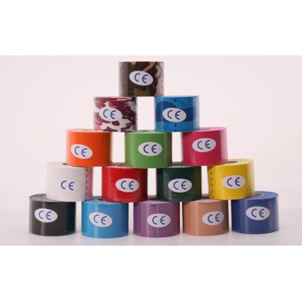 2"x5yards self-adhesive camo colored elastic cohesive bandage, breathable waterproof camouflage home care products kines