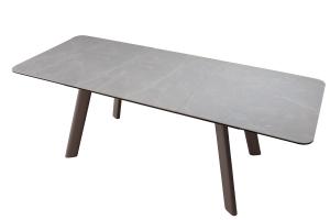 China Indoor Rectangular Fixed Dining Table Assembly Required on sale
