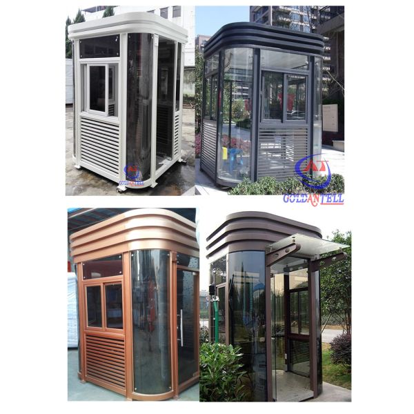 Fire Proof Security Guard House Post Free Parking Ticket Booth Sentry Box