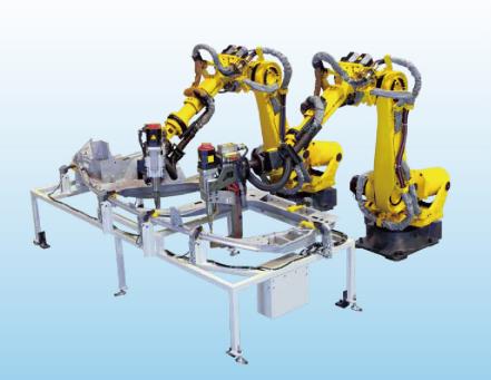Fanuc Robotic Arm Programming Long For Elevated Installation Stacking Spot Welding