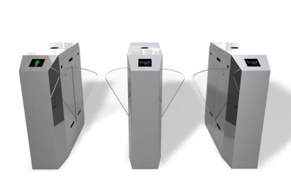 Quality RS485  Fingerprint Barcode RFID Facial Recognition Turnstile for sale