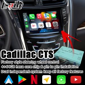 China Wireless carplay android auto Android 9.0 navigation box for Cadillac CTS video interface box on sale
