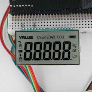 China HTN 3.0V Custom LCD Panel Small Meter Graphic Monochrome LCD Display on sale