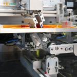 Three Colors Automatic Screen Printing Machine For Lotion Bottles