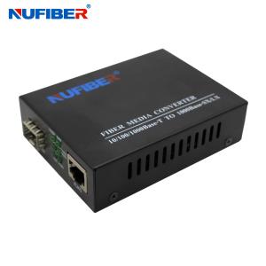 China Gigabit SFP Slot Optic Media Converter 10/100/1000M SFP to UTP Ethernet Converter 5V1A on sale