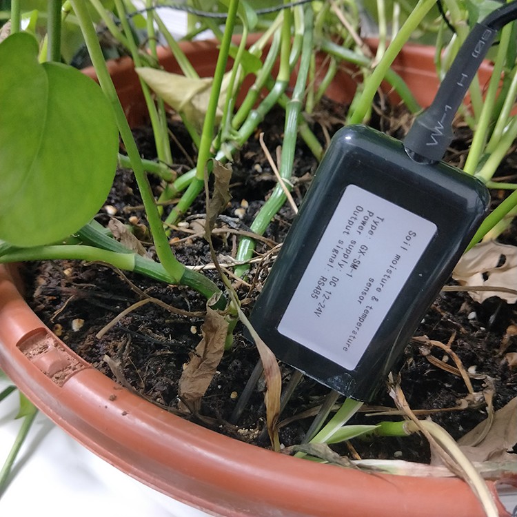 CE Certified Waterproof Soil Sensor for Irrigation Measuring VWC Temp Moisture and EC