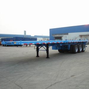 3 Axle CIMC Container Platform 80ton 48ft Flatbed Trailer