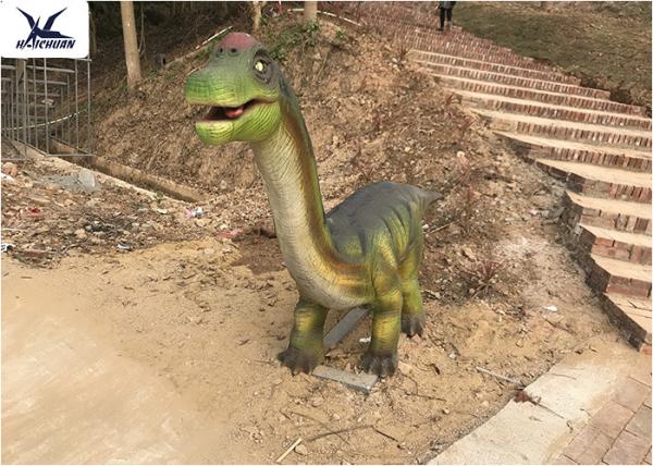 Quality Amusement Park Dinosaur Garden Decor Animatronic Brachiosaurus Display for sale