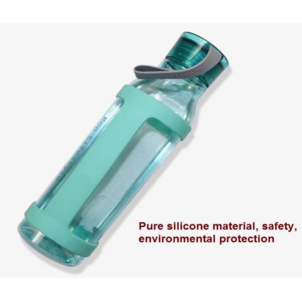 Silicone Bottle Strap,Soft silicone water bottle with holder strap can hold any bottle
