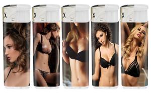 Plastic Disposable Electronic Lighter at Torch for Cigarette/Gift/Decorative