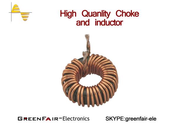 Quality Yellow White QCC SPC Power Choke Inductor , T184 - 75 Choke Coil Inductor for sale