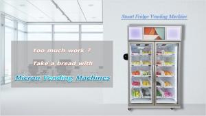 Buy cheap Remote Control Vegetable Smart Vending Fridge With Card Reader product