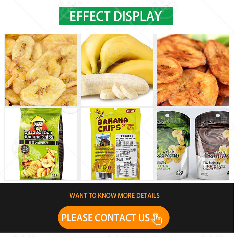 Automatic Snacks Making Machine Plantain Chips Production Line Chips Banana Machine