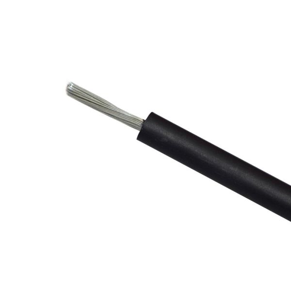 Flexible 1500V DC Rated Solar PV Cable With Tinned Copper Single Core XLPE Insulated
