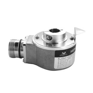 Buy cheap 1024 Ppr 10 Bit Absolute Optical Rotary Encoder Through Hole 8mm NPN Output product