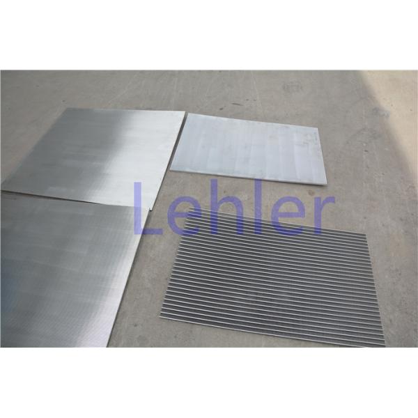 Slot 0.75mm Wedge Wire Screens For Separation / Filtration ISO Certification