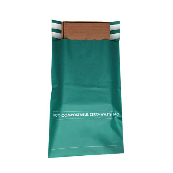 Tearproof Ultralight Black Poly Mailer Bags , EN13432 Large Shipping Bags For Clothes