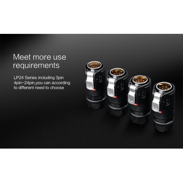 CNLINKO M24 Plug and Socket 10 Pin Aviation Waterproof Power signal Cable Plug Connector