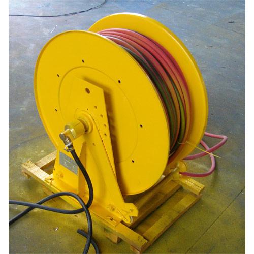 Quality Auto Rewind Pope Retractable Hose Reel Custom For Oxygen Transportation for sale