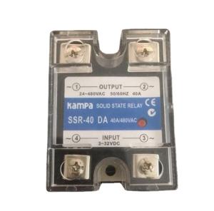 Buy cheap Solid State Relay SSR-40DA 40A DC to AC SSR Relay1P SSR 40A Input 3-32VDC Control Output 24-480VAC product