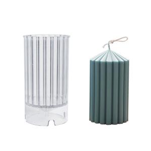 Buy cheap OEM Silicone Pillar Candle Molds Customized Candle Stick Mold LFGB Certified product