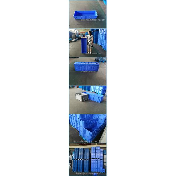 Long Large Straight Wall Euro Stacking Containers Storage Box Car Used 1200*400*280mm