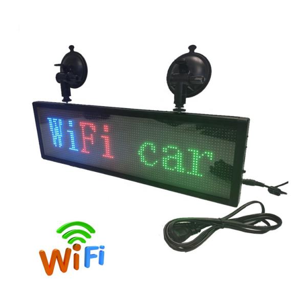 Quality Wifi 4G USB Control Led P6 P8 P10 Car Window Display Screen for sale