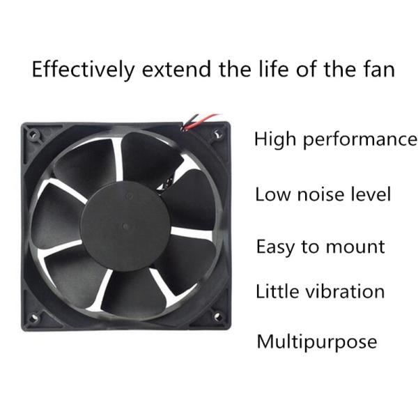 120mm CPU dustproof Fan CPU Cooling Fan With CE ROHS UL Certification