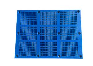 Buy cheap Tensioned PU Ming Screen Mesh , Dewatering Polyurethane Vibration Sieve Panel product