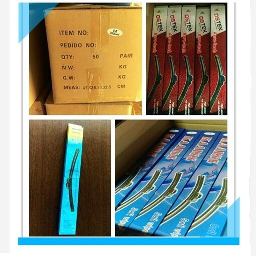 Natural Rubber Universal Wiper Blade for 95% Car