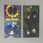 Polarizing Custom Holographic Security Stickers Label Rainbow Gradient ROHS