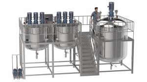 316/304 Stainless Steel Liquid Detergent Mixer Homogenizer Machine
