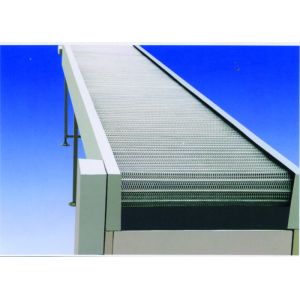 Net Chain Curved Automated Conveyor Systems , Material Handling Equipment