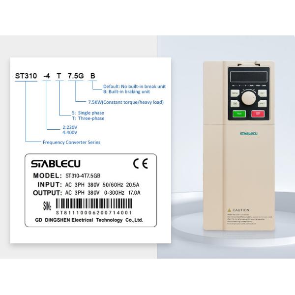 7.5KW 3 Phase Vector VFD Drive AC Motor High Speed Control