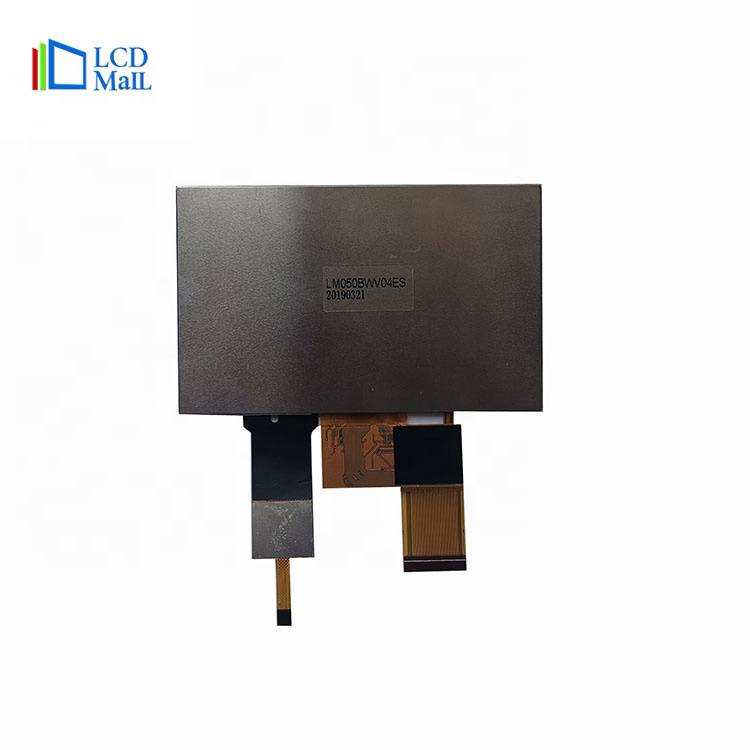 5 Inch TFT LCD Display Module 800*480 Dots ODM OEM Service