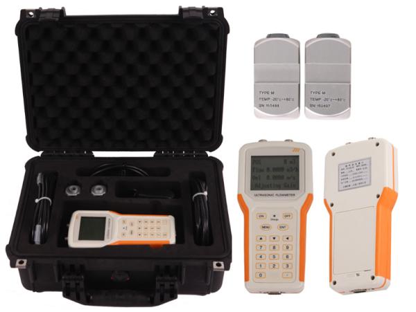Quality Clean Dirty Liquid Handheld Transit Time Flow Meter for sale