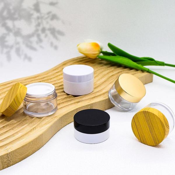 Quality Transparent Clear 30ml Plastic Container For Cream Colored Yellow for sale
