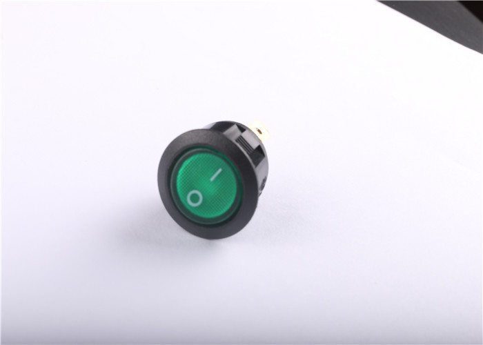 Radiator Heater Miniature Round Rocker Switch 3 Way Customized Color