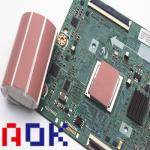 AOK 1 W/m.K Ultra Soft Thermal Pad 30 Shore OO Hardness For Notebook
