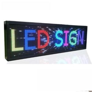 China P10 USB Programmable LED Window Display Signs 220V Indoor Led Signs For Business on sale