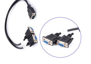 China PVC Jacket Tinned Copper 260mm DB9 Serial Cable on sale