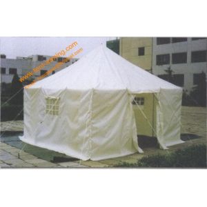 Buy cheap Pole-style Galvanized Steel Waterproof Canvas Army Military Tent product