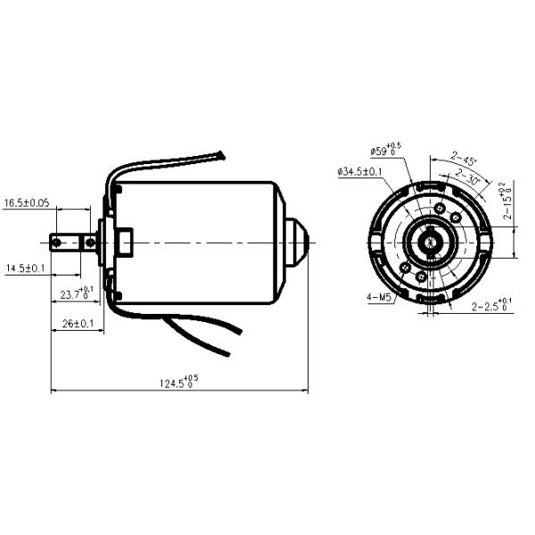 High speed Roller Shutter Door Motor Permanent Magnet 2700RPM , Roll Up Door Opener